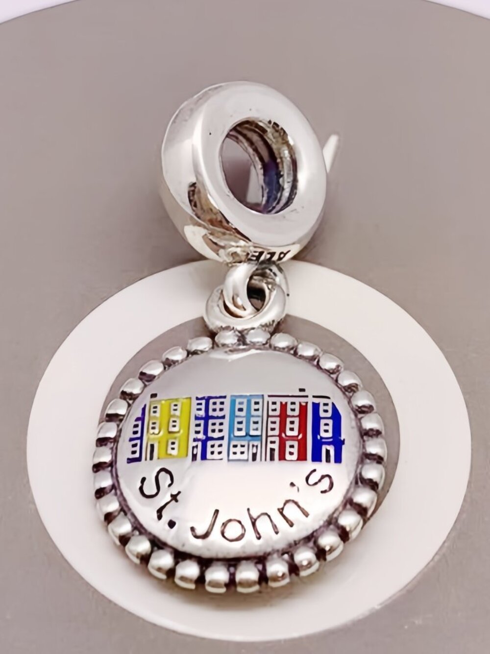 Pandora St. John's Rainbow Row Exclusive Charm